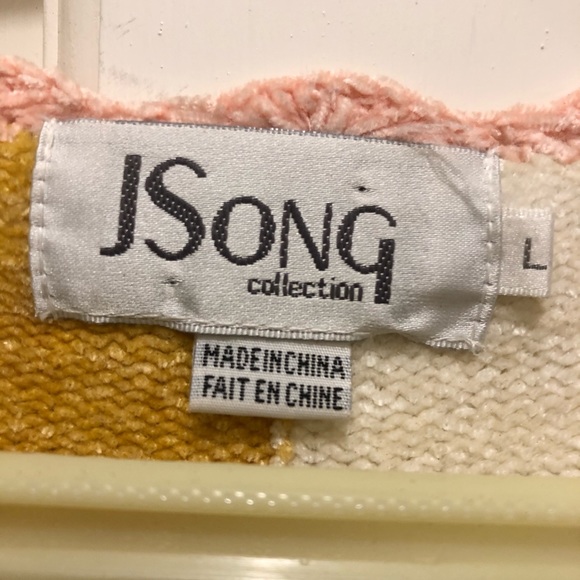 JSong Patchwork Velour Sweater - Picture 3 of 9